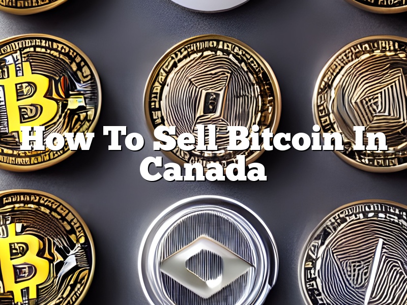 How To Sell Bitcoin In Canada
