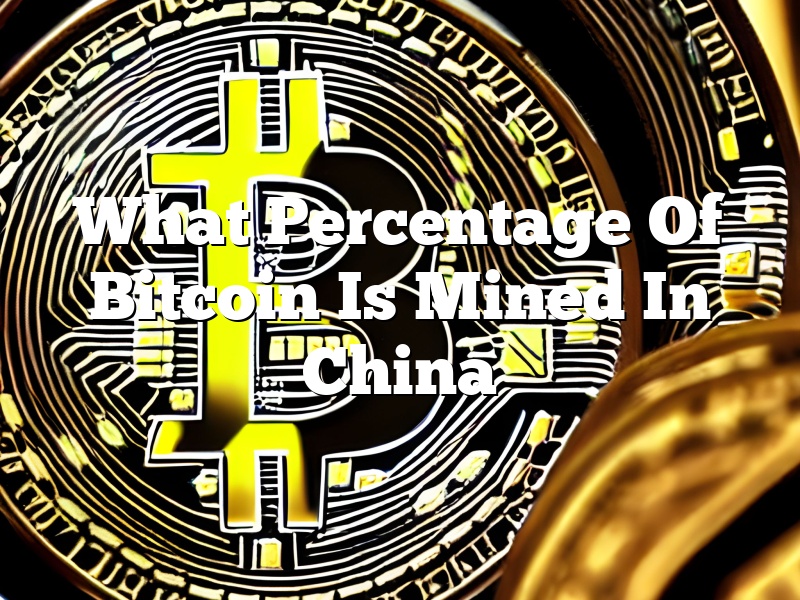 What Percentage Of Bitcoin Is Mined In China