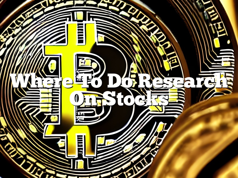 Where To Do Research On Stocks