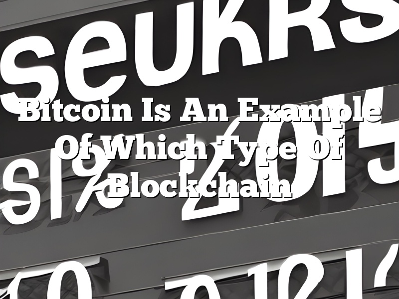 Bitcoin Is An Example Of Which Type Of Blockchain