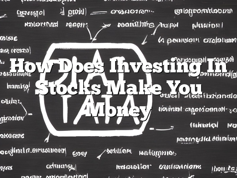 How Does Investing In Stocks Make You Money