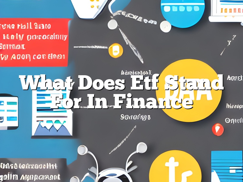 What Does Etf Stand For In Finance