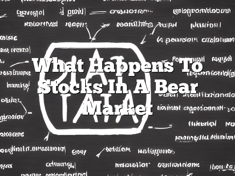 What Happens To Stocks In A Bear Market