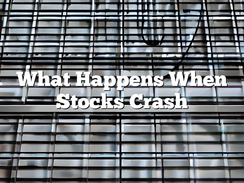 What Happens When Stocks Crash