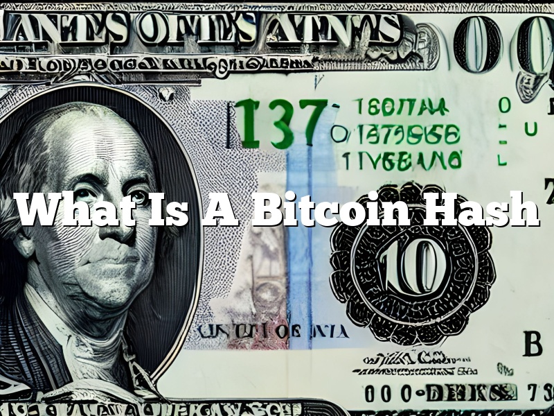 What Is A Bitcoin Hash