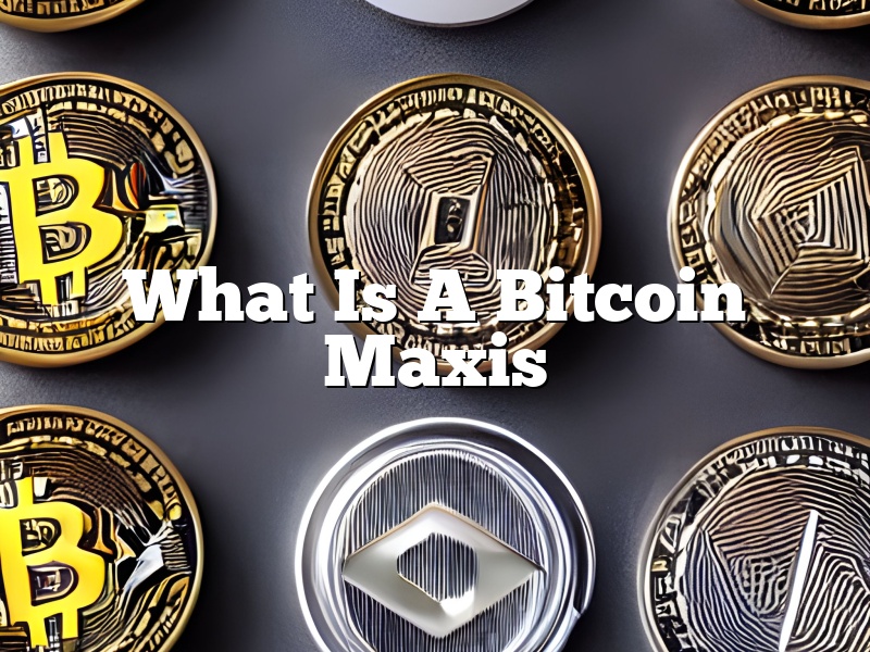 What Is A Bitcoin Maxis