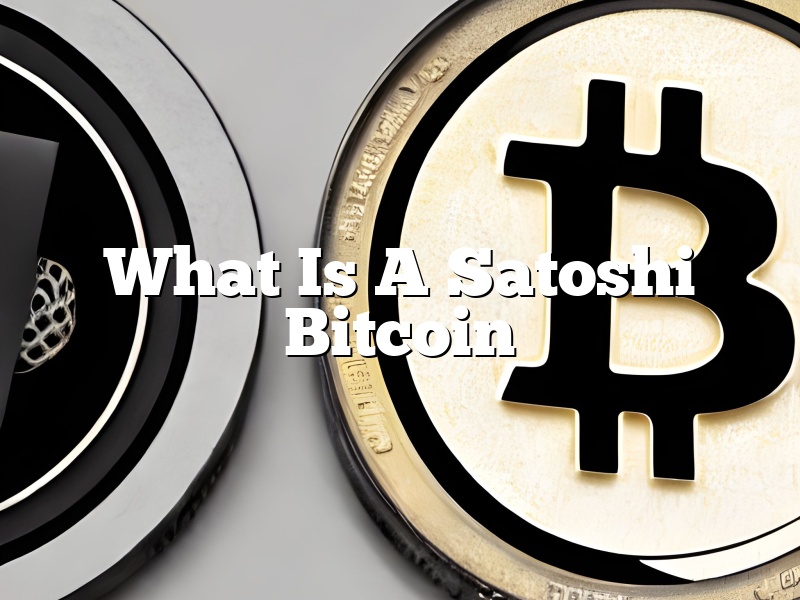 What Is A Satoshi Bitcoin