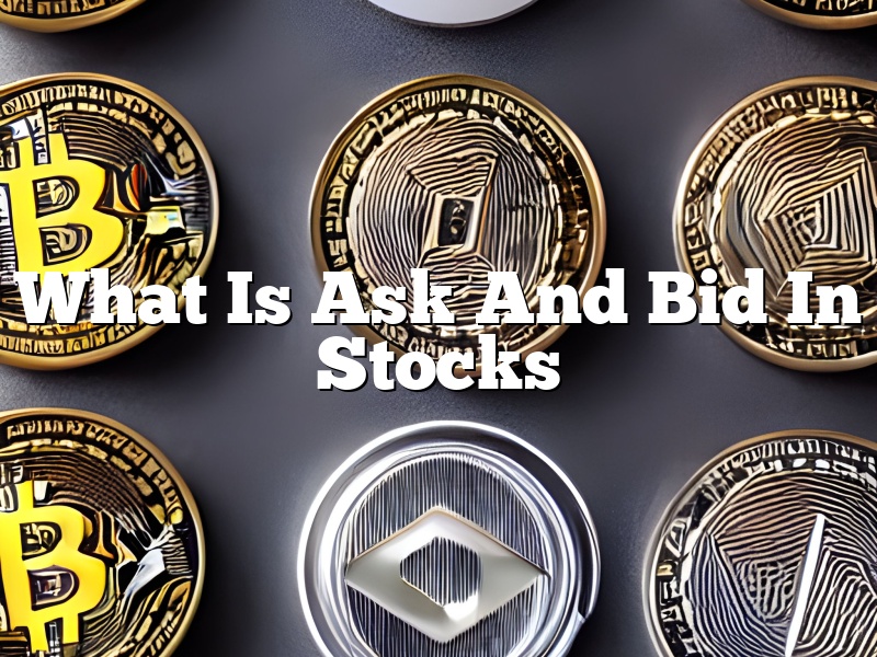 What Is Ask And Bid In Stocks