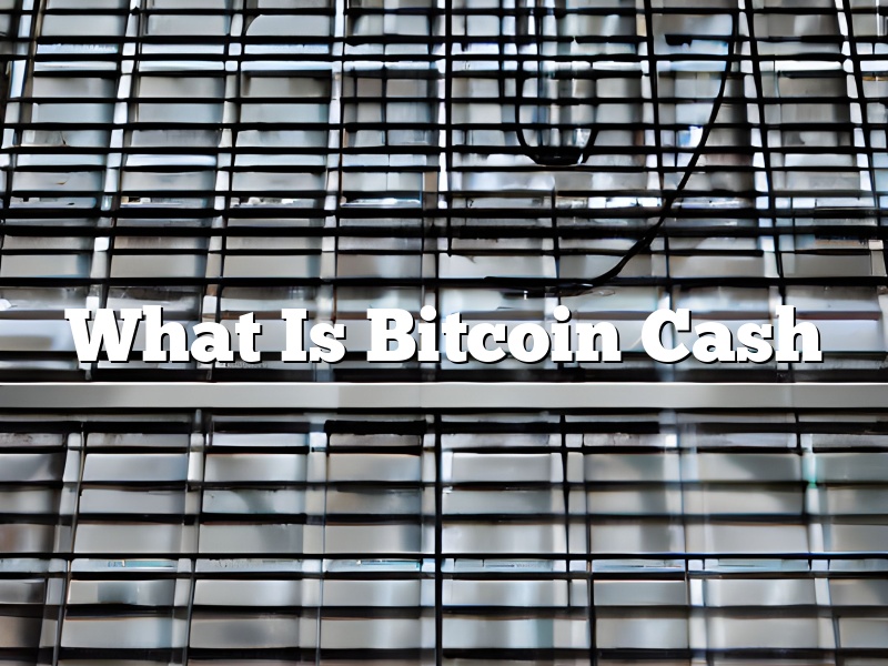 What Is Bitcoin Cash