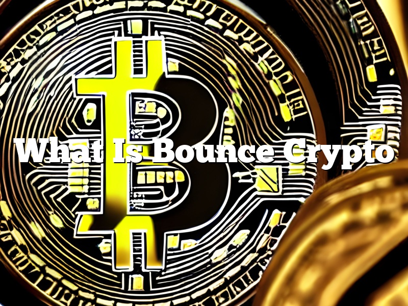 What Is Bounce Crypto