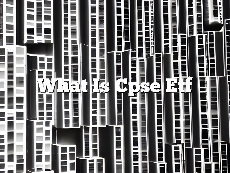 What Is Cpse Etf