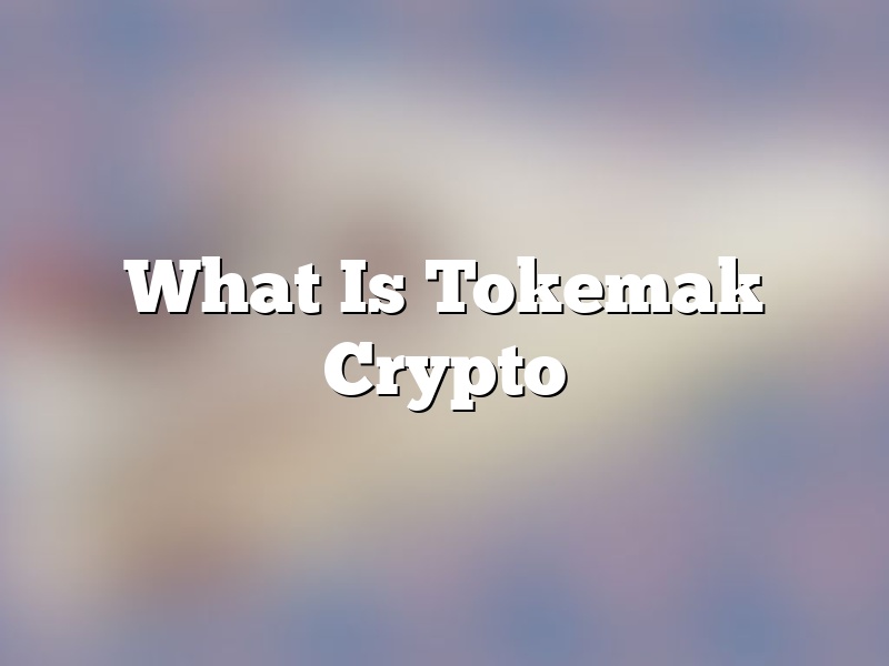 What Is Tokemak Crypto