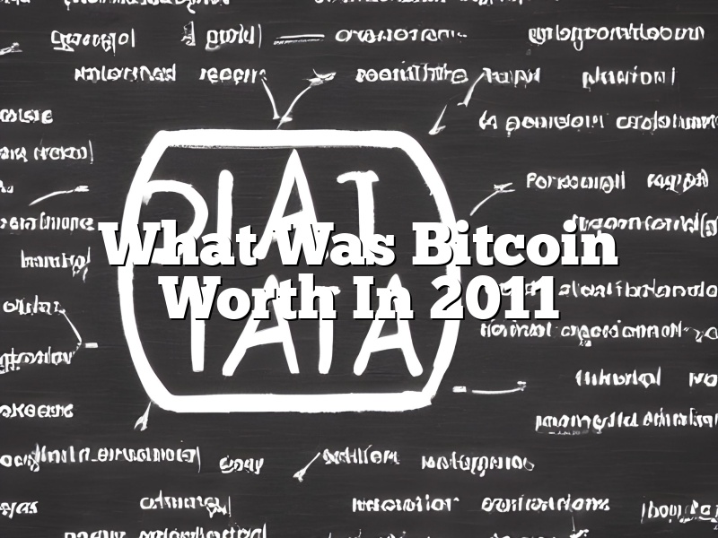What Was Bitcoin Worth In 2011