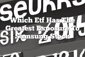 Which Etf Has The Greatest Exposure To Samsung Stock