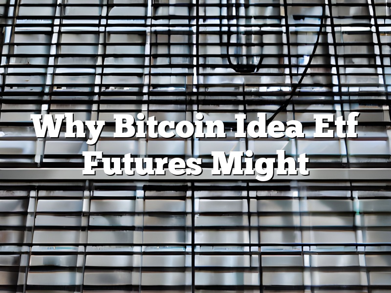 Why Bitcoin Idea Etf Futures Might