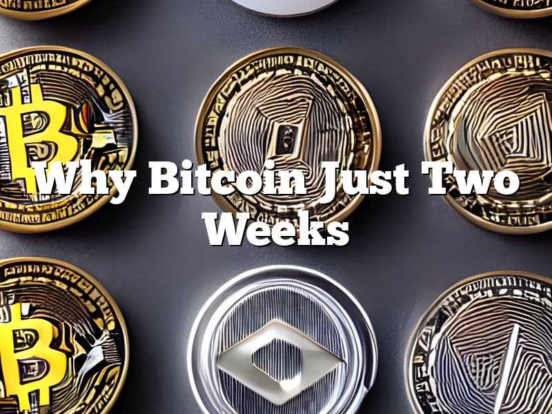 Why Bitcoin Just Two Weeks