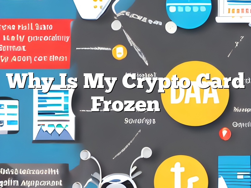 crypto card frozen