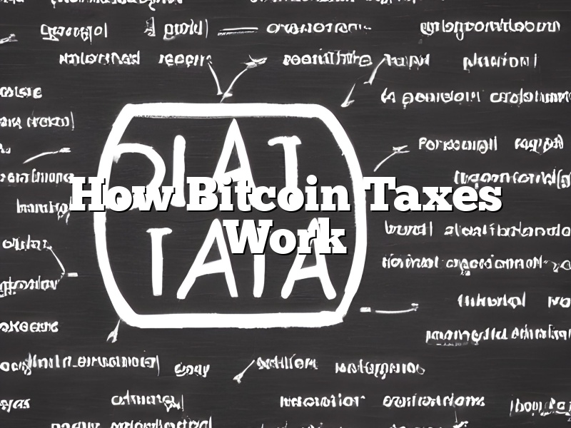How Bitcoin Taxes Work
