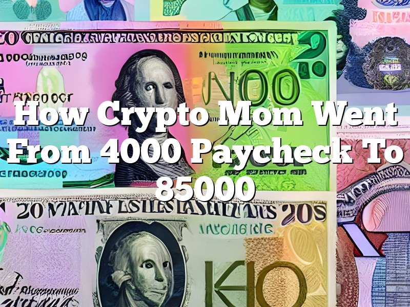 How Crypto Mom Went From 4000 Paycheck To 85000