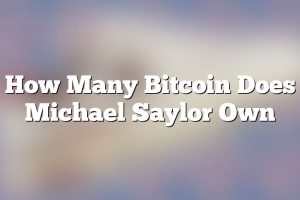 How Many Bitcoin Does Michael Saylor Own