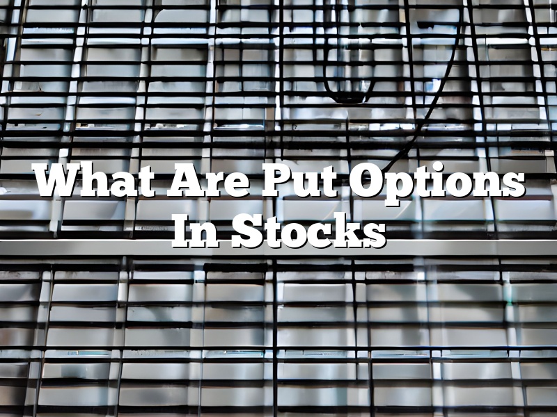 What Are Put Options In Stocks