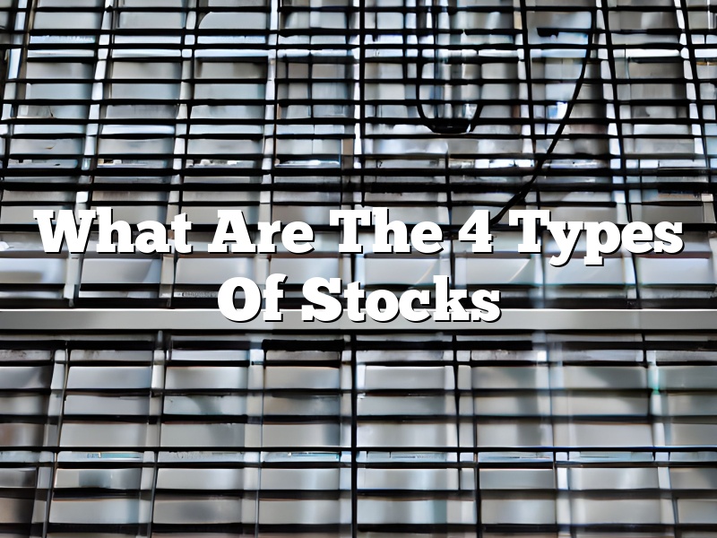 What Are The 4 Types Of Stocks