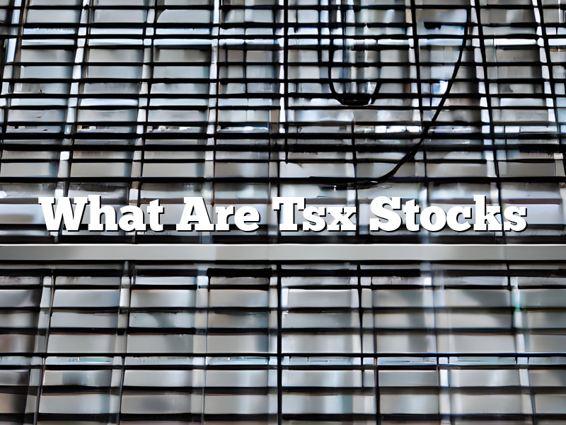 What Are Tsx Stocks