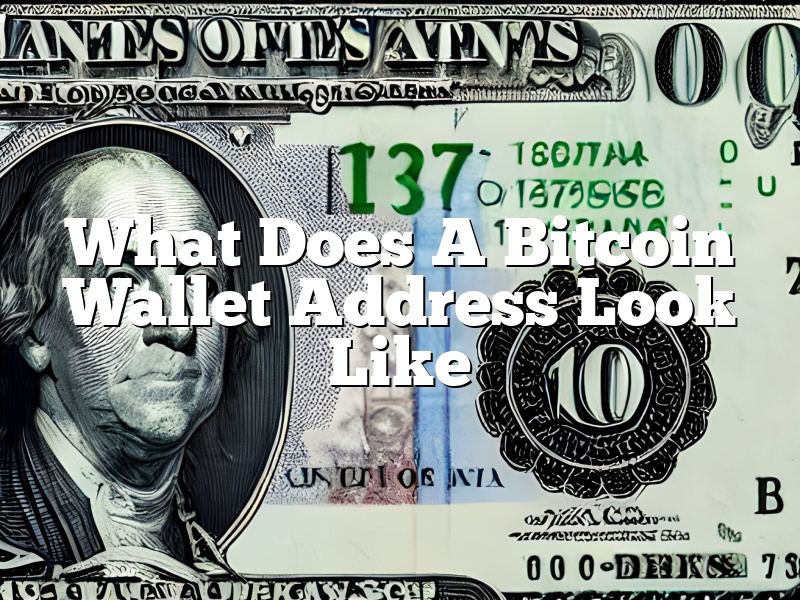 What Does A Bitcoin Wallet Address Look Like