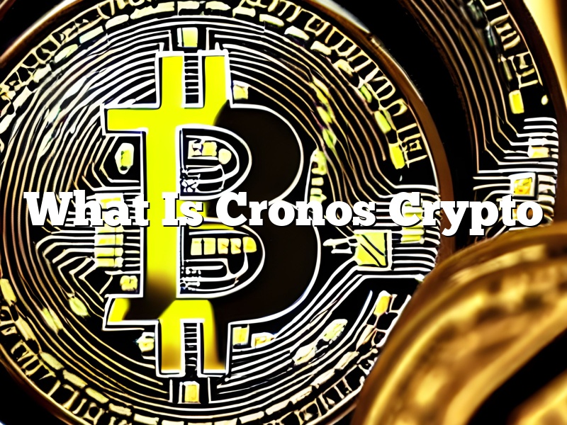 What Is Cronos Crypto