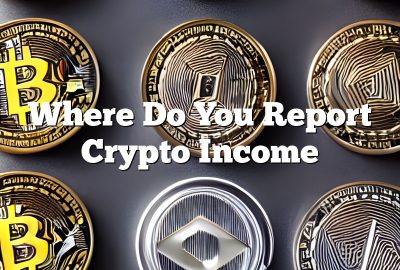 Where Do You Report Crypto Income