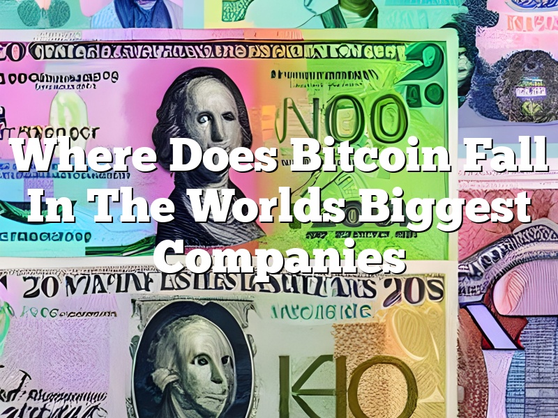 Where Does Bitcoin Fall In The Worlds Biggest Companies