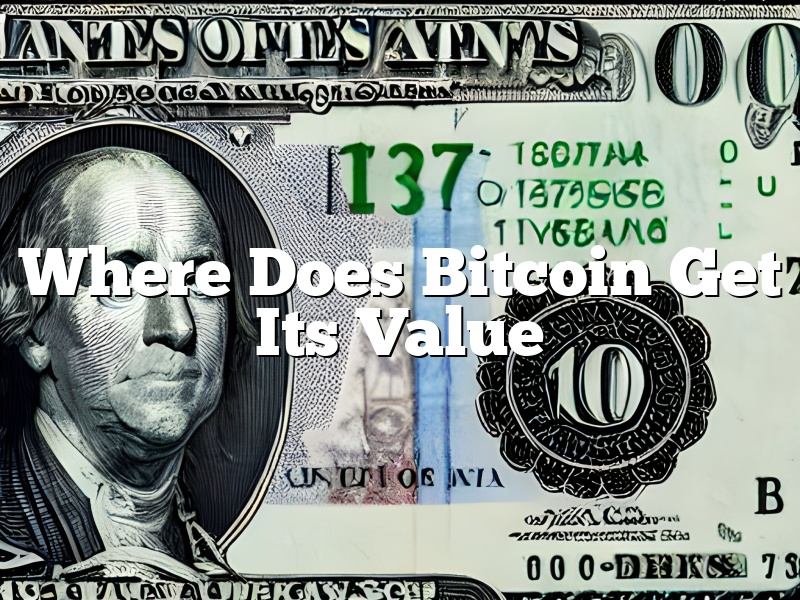 Where Does Bitcoin Get Its Value