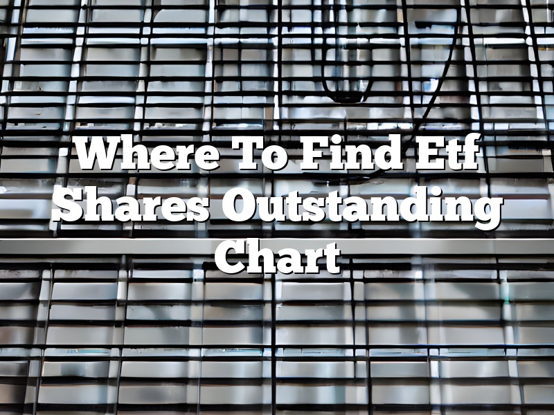 Where To Find Etf Shares Outstanding Chart