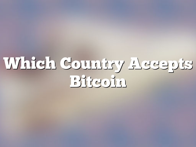 Which Country Accepts Bitcoin