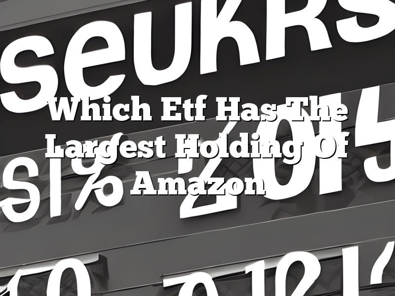 Which Etf Has The Largest Holding Of Amazon