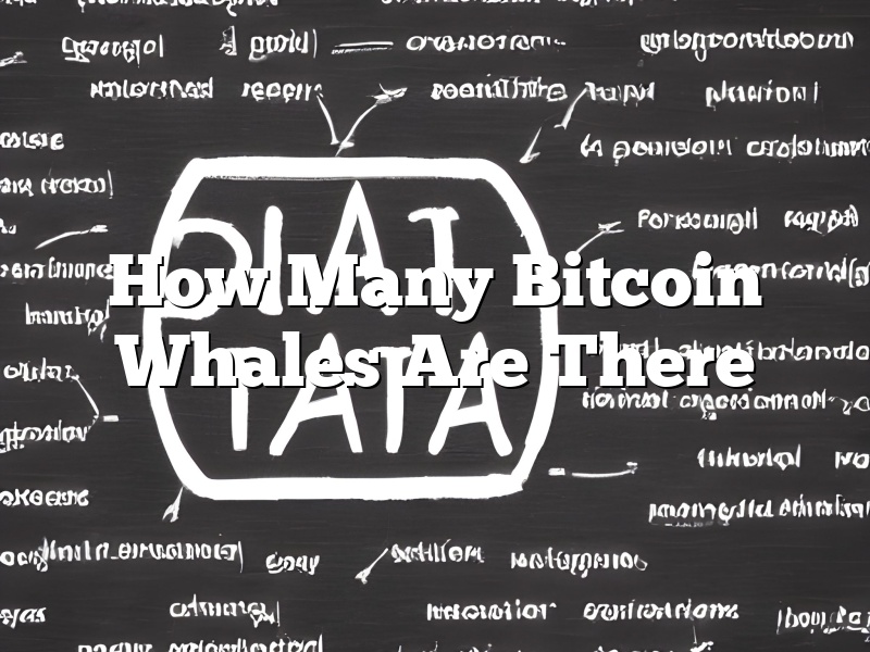 How Many Bitcoin Whales Are There