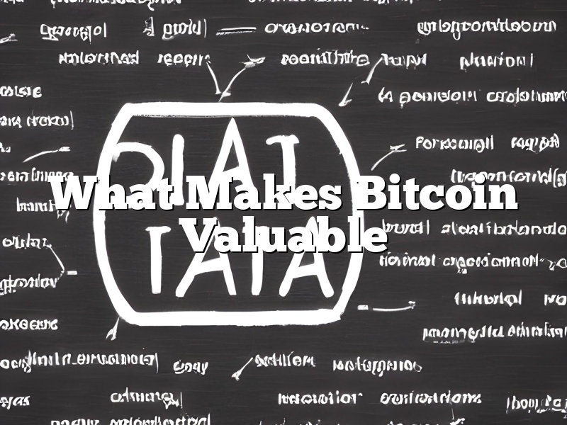 What Makes Bitcoin Valuable