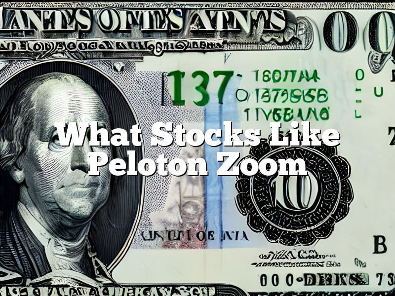 What Stocks Like Peloton Zoom