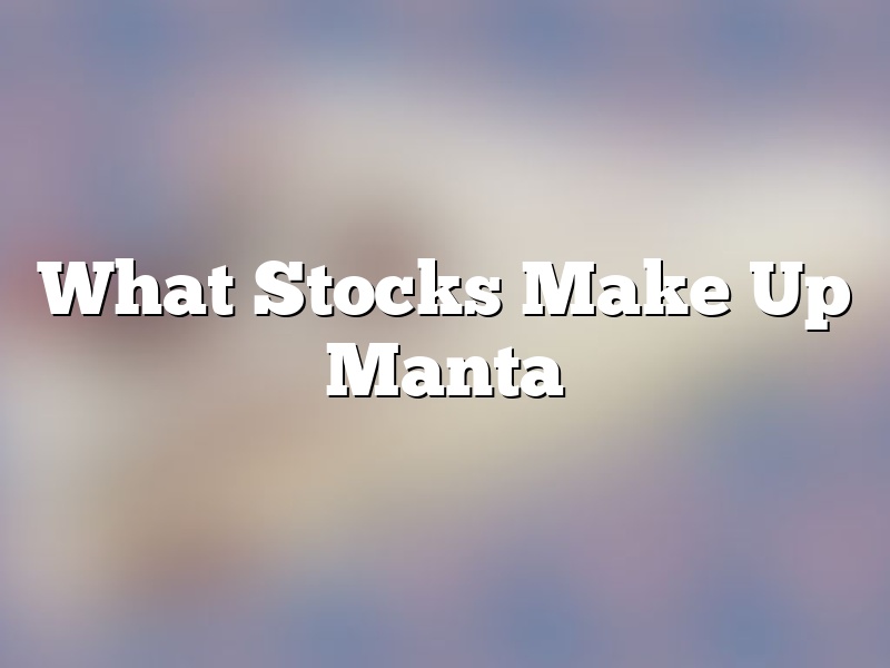 What Stocks Make Up Manta