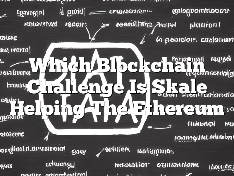 Which Blockchain Challenge Is Skale Helping The Ethereum